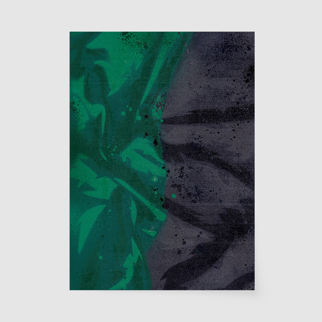 Split Green-Black