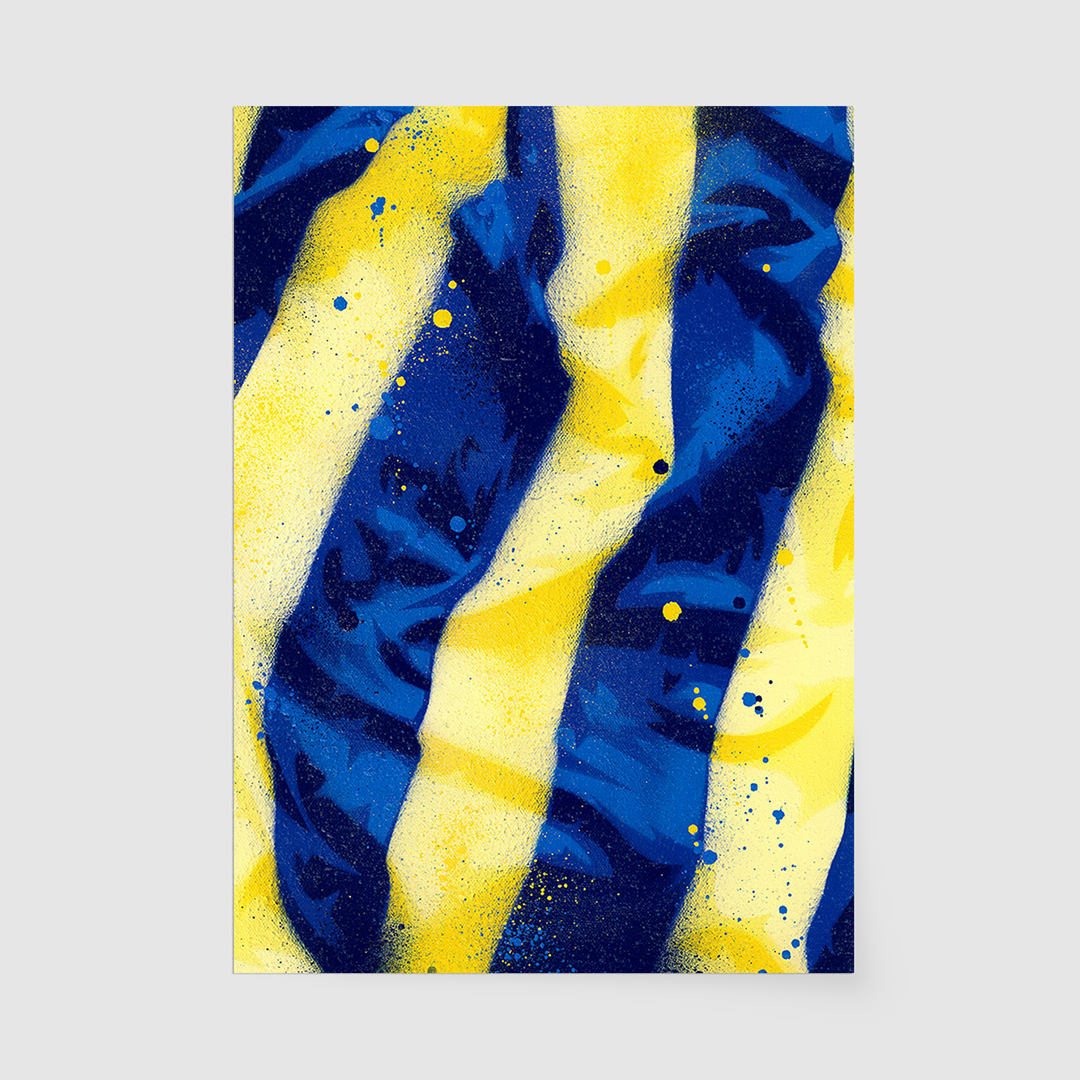 Stripes Blue-Yellow