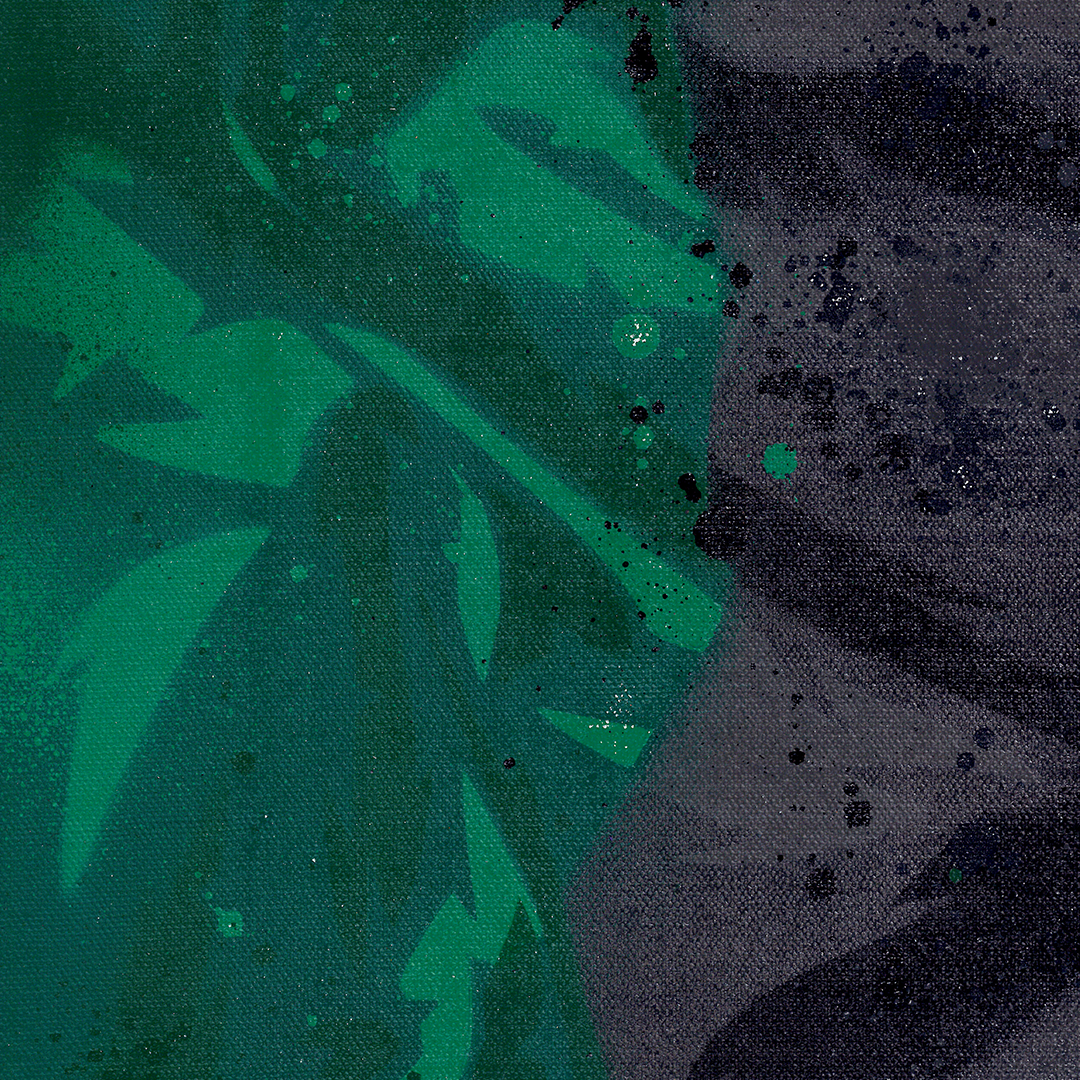 Split Green-Black