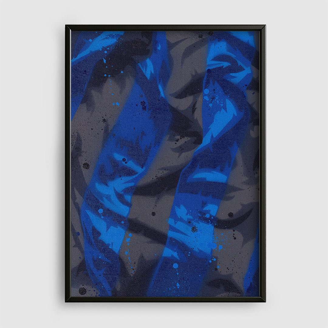Stripes Blue-Black