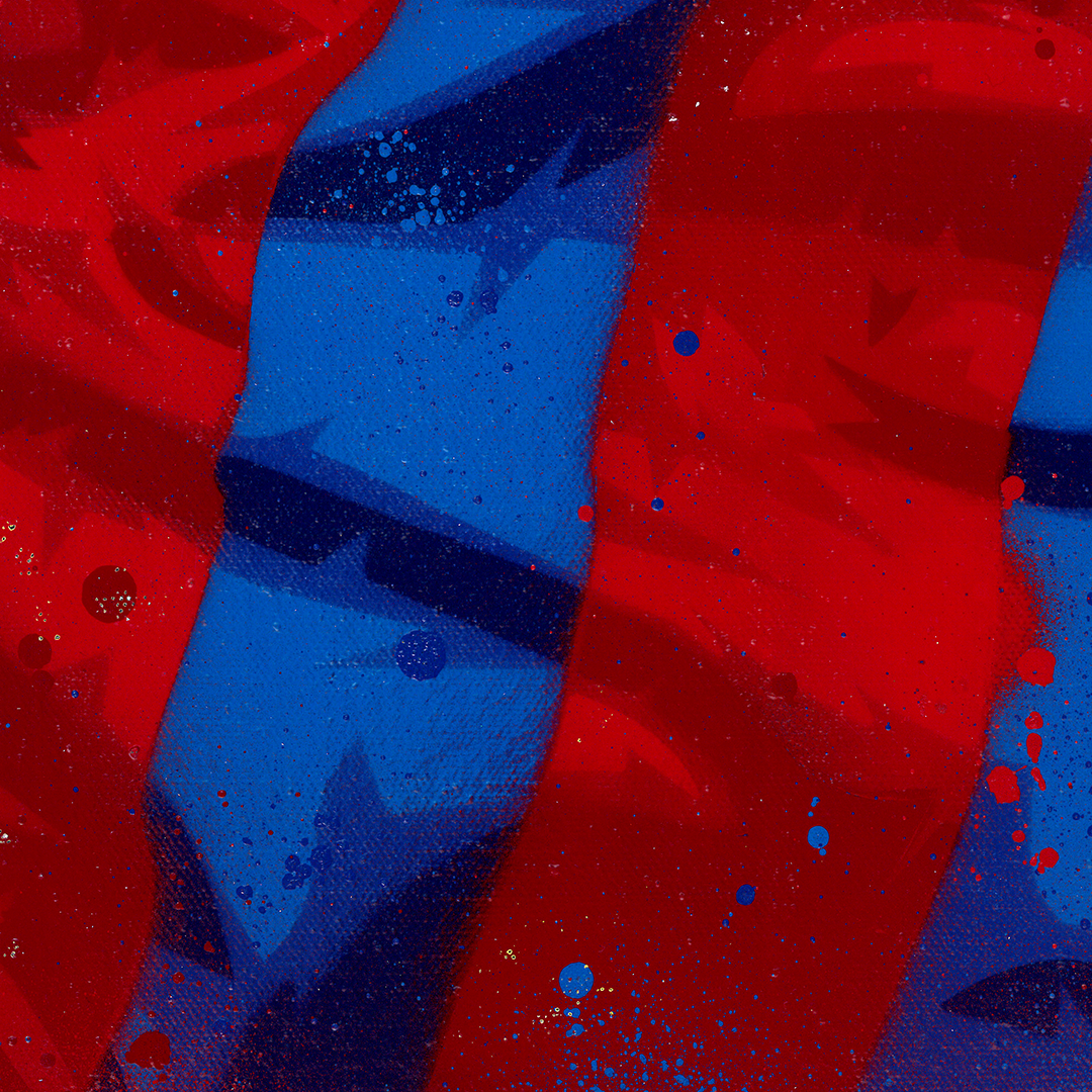 Stripes Red-Blue