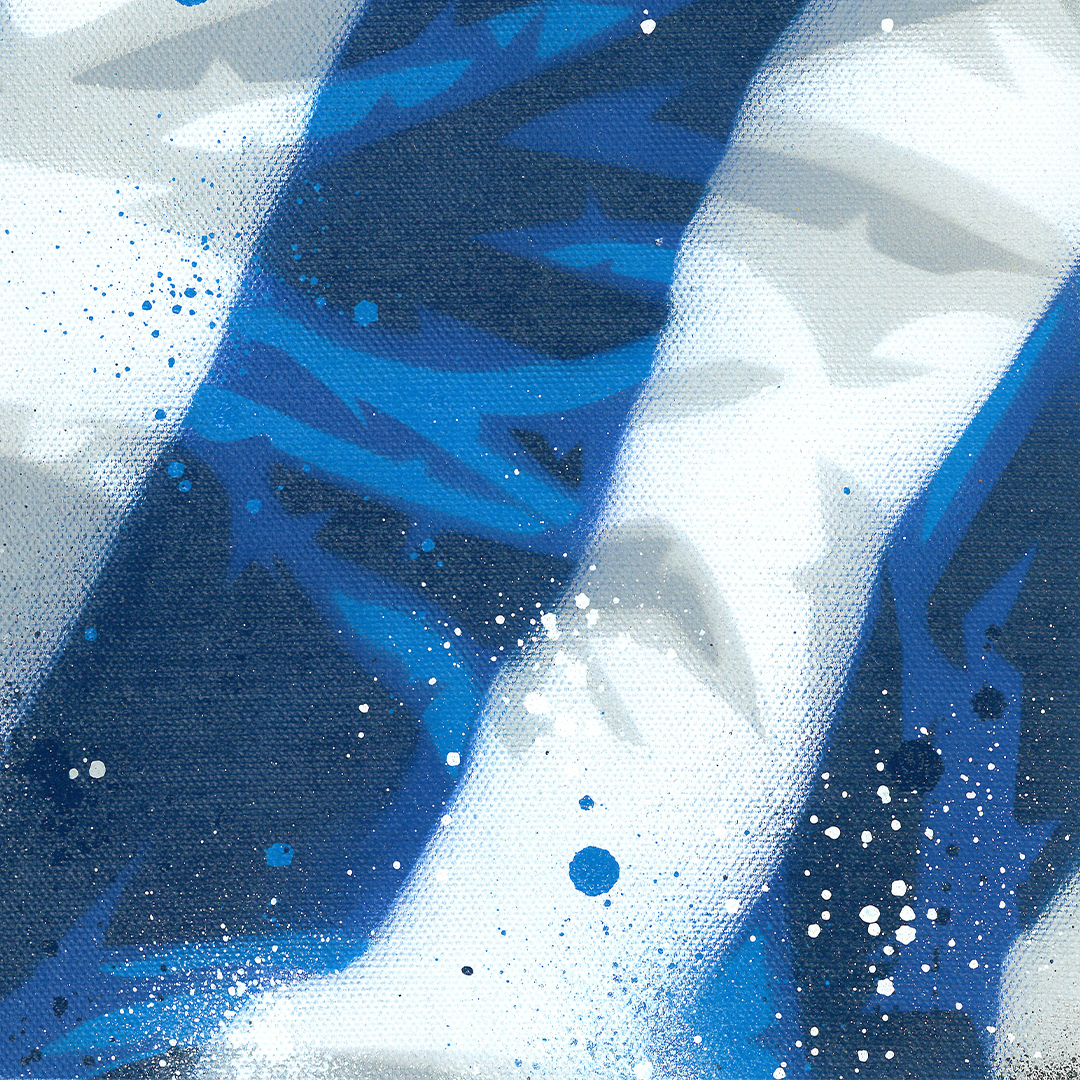 Stripes Blue-White