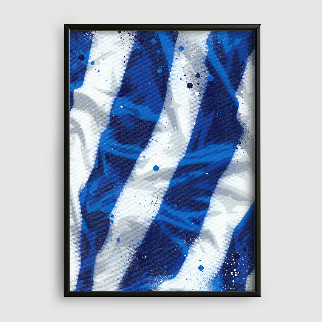 Stripes Blue-White