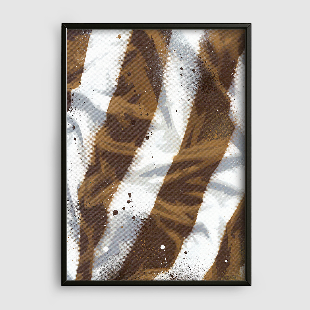 Stripes Brown-White