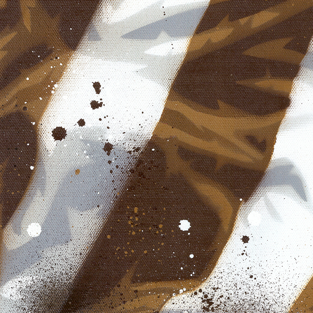 Stripes Brown-White