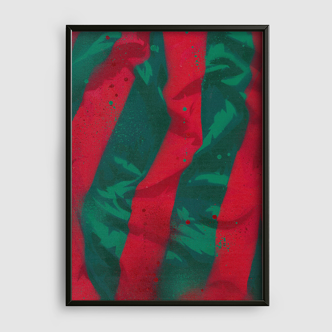 Stripes Green-Red