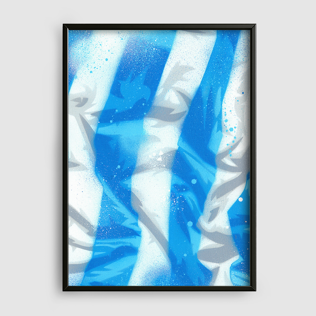 Stripes Light Blue-White