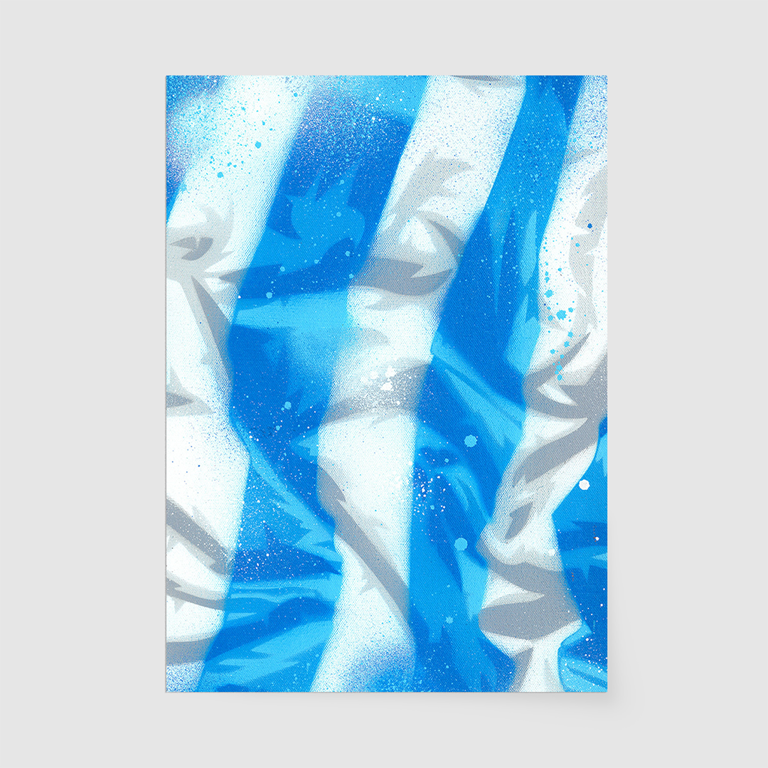Stripes Light Blue-White