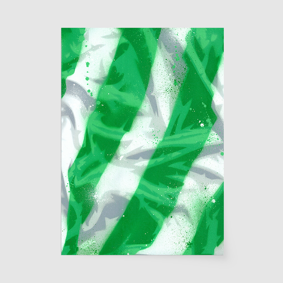 Stripes Light Green-White